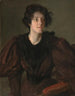 Estudio de una joven mujer (Conflicto de casos) - William Merritt Chase — vista de la obra
