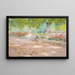 Terrasse Prospect Park - William Merritt Chase — framed artwork on a wall