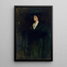 La dama esmeralda - William Merritt Chase — cuadro enmarcado en la pared