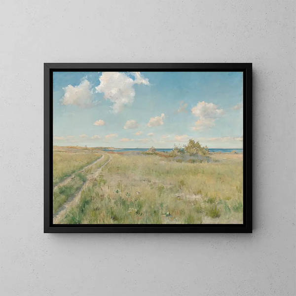 L'Ancienne Route vers la Mer - William Merritt Chase — cuadro enmarcado en la pared
