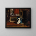 El estudio de la décima calle - William Merritt Chase — cuadro enmarcado en la pared
