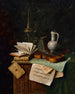 Still life with violin - William Michael Harnett — artwork view