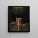 Pink Lustre Mug and Fan by William Nicholson — framed art print on a wall