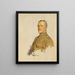 John Joseph Pershing - William Orpen — cuadro enmarcado en la pared