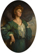 Retrato de Mary Lady Gerard con vestido verde - William Orpen — vista de la obra