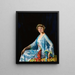 Retrato de la Sra. Georgiana Alice Drum - William Orpen — cuadro enmarcado en la pared