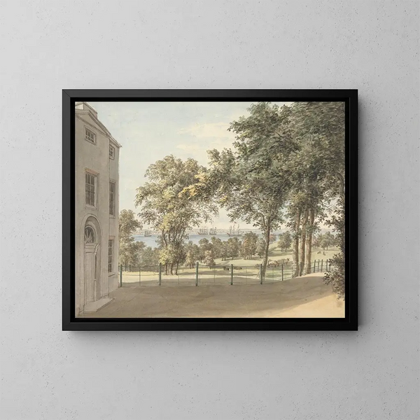 Île de Sandham, Isle of Wight - William P. Sherlock — cuadro enmarcado en la pared