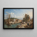 Honfleur, Normandy - William Parrott — framed artwork on a wall