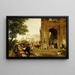 Le Quai de Conti - William Parrott — framed artwork on a wall