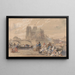 Notre-Dame de Paris - William Parrott — framed artwork on a wall