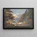 on the Tivy River near Cardigan, Wales - William Payne — framed artwork on a wall