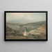 View of Snowdon from Moel Hebog, North Wales - William Pearson — framed artwork on a wall