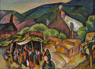 William Penhallow Henderson - Feast Day San Juan Pueblo.webp