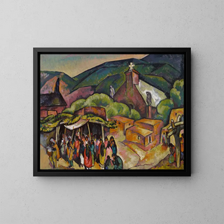 William Penhallow Henderson - Feast Day San Juan Pueblo.webp