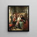 Después del sermón - William Powell Frith — cuadro enmarcado en la pared
