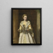 Gabrielle d'Estrées - William Powell Frith — cuadro enmarcado en la pared
