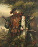 Henri VIII y Ana Bolena disparando al ciervo en el bosque de Windsor - William Powell Frith — vista de la obra