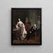 El Papa hace el amor con Lady Mary Wortley Montagu - William Powell Frith — cuadro enmarcado en la pared