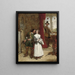 The Girl of the Puritans - William Powell Frith — framed artwork on a wall
