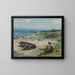 Bay of Portrigh, Carradale - William Pratt — framed artwork on a wall