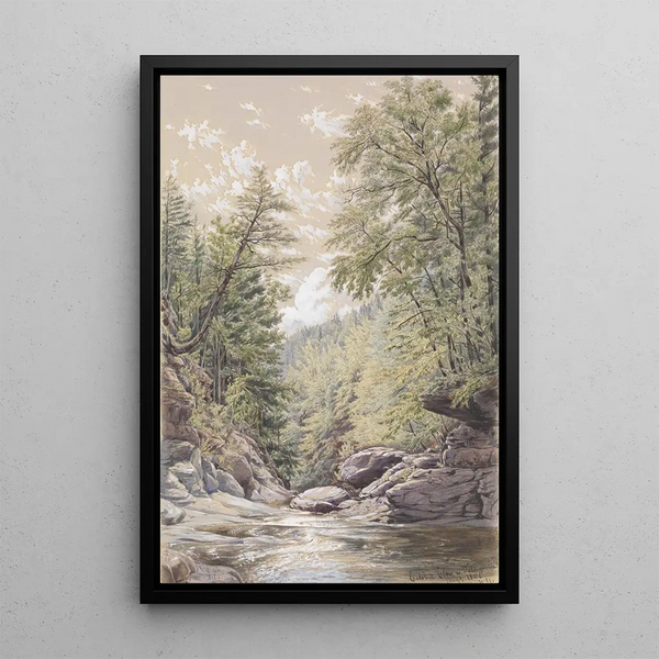 William Rickarby Miller - Catskill Clove in Palingsville.webp