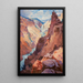 View of Yellowstone Grand Canyon - William Robinson Leigh — framed artwork on a wall