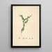 plantas de la costa de Coromandel Pl057 - William Roxburgh — cuadro enmarcado en la pared