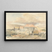 Priory at Douvres - William Sawrey Gilpin — framed artwork on a wall