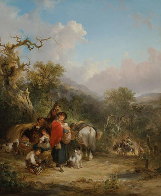 William Shayer - A travellers encampment.webp