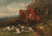 Fox Hunt, emerging from cover - William Shayer — artwork view
