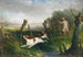 Caza de liebres - William Shayer — vista de la obra