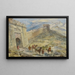 The Great Wall of China - William Simpson — framed artwork on a wall