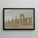 Girgenti El templo de Juno Lacinia en Agrigento - William Stanley Haseltine — cuadro enmarcado en la pared