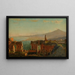 El monte Etna desde Taormina - William Stanley Haseltine — cuadro enmarcado en la pared