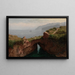 Puente natural en Sorrente - William Stanley Haseltine — cuadro enmarcado en la pared