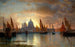 Santa Maria della Salute atardecer - William Stanley Haseltine — vista de la obra