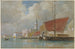 Navigation le Long du Molo à Venise - William Stanley Haseltine — artwork view