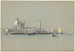 Vista a través del canal de la Giudecca hacia la Salute y el Campanile de San Marco - William Stanley Haseltine — vista de la obra