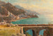 Vista de la costa amalfitana, Italia - William Stanley Haseltine — vista de la obra