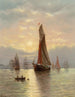 Scene of port - William Torgerson — artwork view