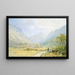 Franconia Notch New Hampshire - William Trost Richards — framed artwork on a wall