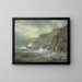 View of the Graycliff Artists' House, Newport, Rhode Island - William Trost Richards — framed artwork on a wall
