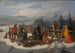 Escenas de los Pioneros de Cooper, Deerslayer en el concurso de tiro - William Walcutt — vista de la obra