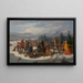 Escenas de los Pioneros de Cooper, Deerslayer en el concurso de tiro - William Walcutt — cuadro enmarcado en la pared