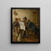 Exciting News Painting - William Weekes — framed artwork on a wall