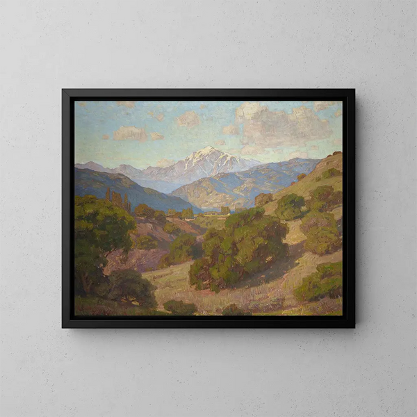 Mont San Antonio - William Wendt — cuadro enmarcado en la pared