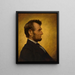 Abraham Lincoln - William Willard — framed artwork on a wall