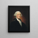 George Washington - William Winstanley — cuadro enmarcado en la pared