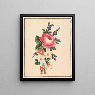 William Wood Thackara - Arrangement of a peony with other flowers.webp