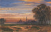 Dresde al atardecer - William Wyld — vista de la obra